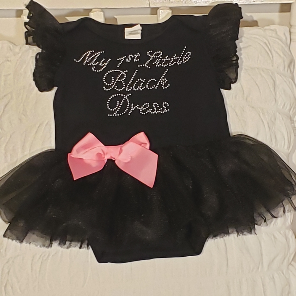 Ella Jackson Little Black Dress Onesie